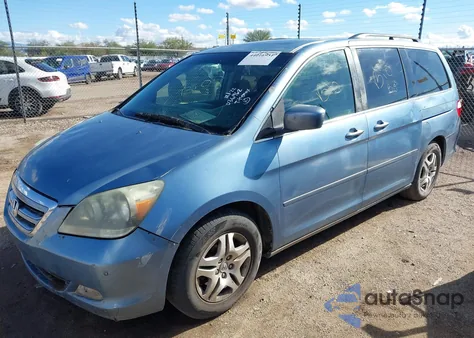 2005 Honda Odyssey Touring from USA, damaged, VIN 5FNRL38815B036962